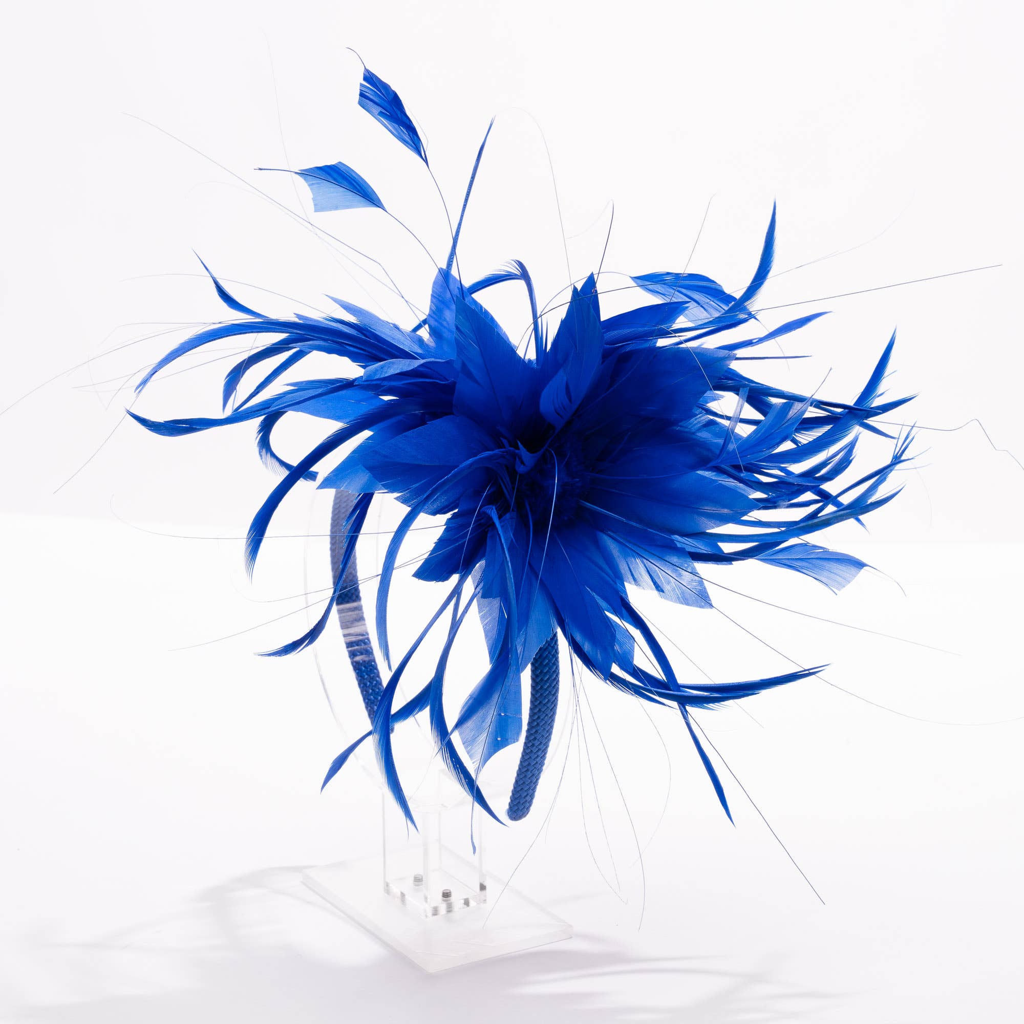 KaKyCo - Wholesale Fascinator Hat - Women's - 7" Double Feather Fascinator, Hair Accessories | 5911H10