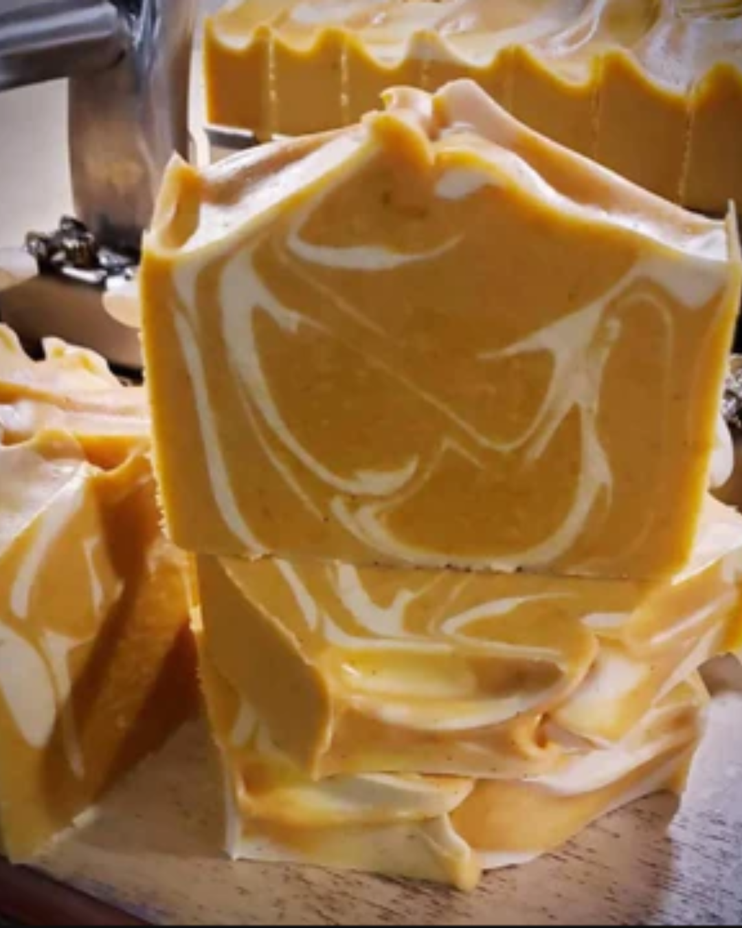 KC&D Soap Shop - Wholesale Bar Soap - Goat Milk Soap: Milky Turmeric & Honey with Kaolin Clay3