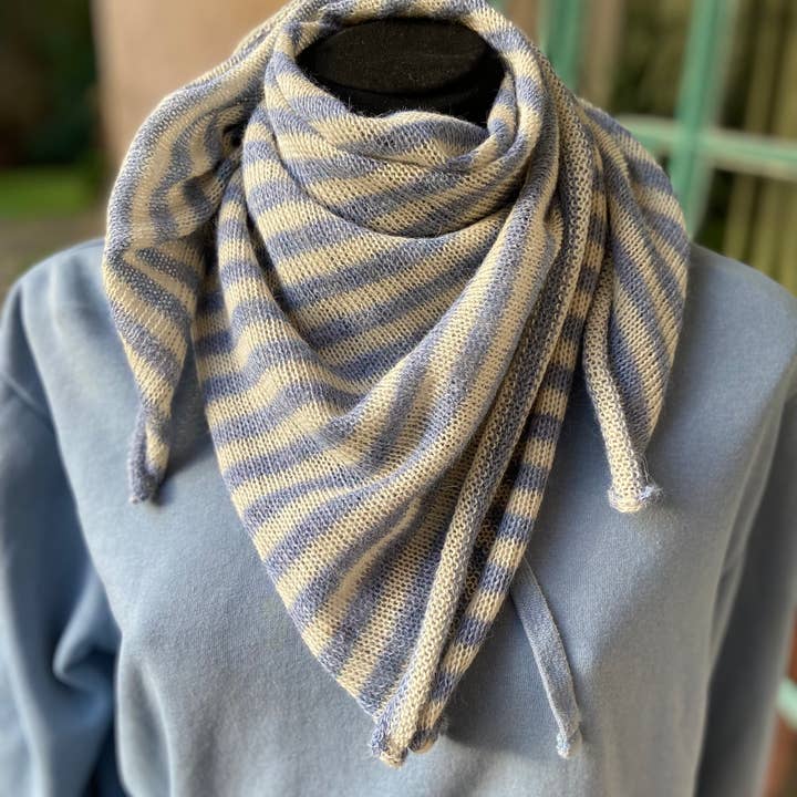 Samantha Holmes Alpaca Clothing and Gifts - Wholesale Scarf - Women's - Alpaca Stripe Neckerchief14
