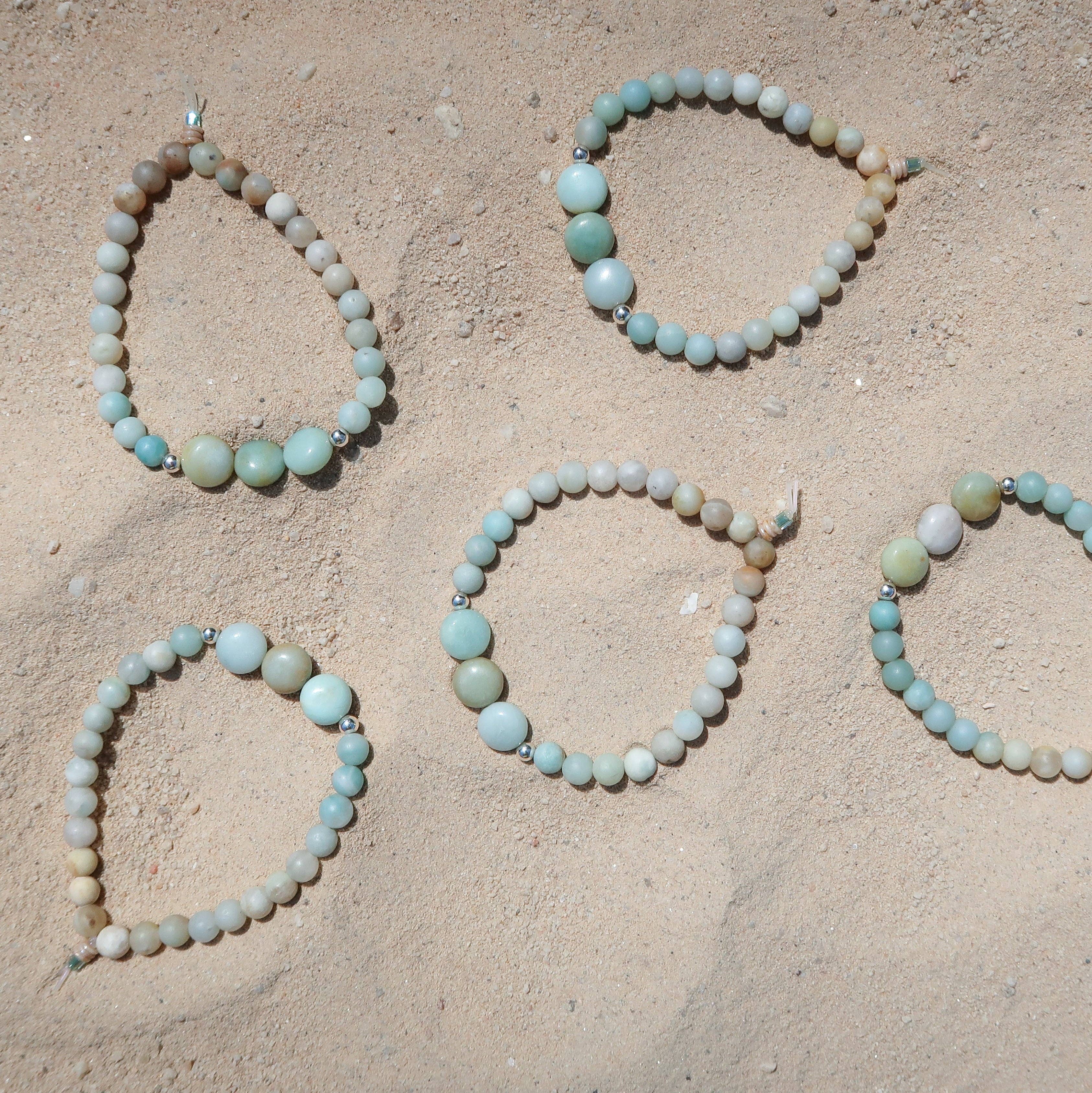 Essenshell - Wholesale Beaded Bracelet - Carmelita Amazonite Bracelet4