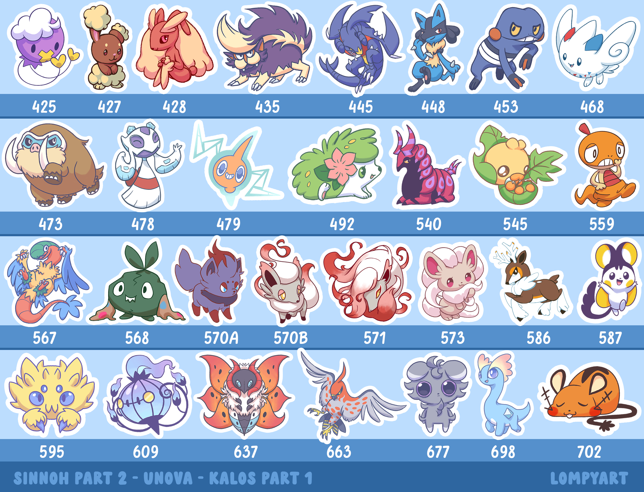 LompyArt - Wholesale Bookmark - Pokemon Magnetic Bookmark7