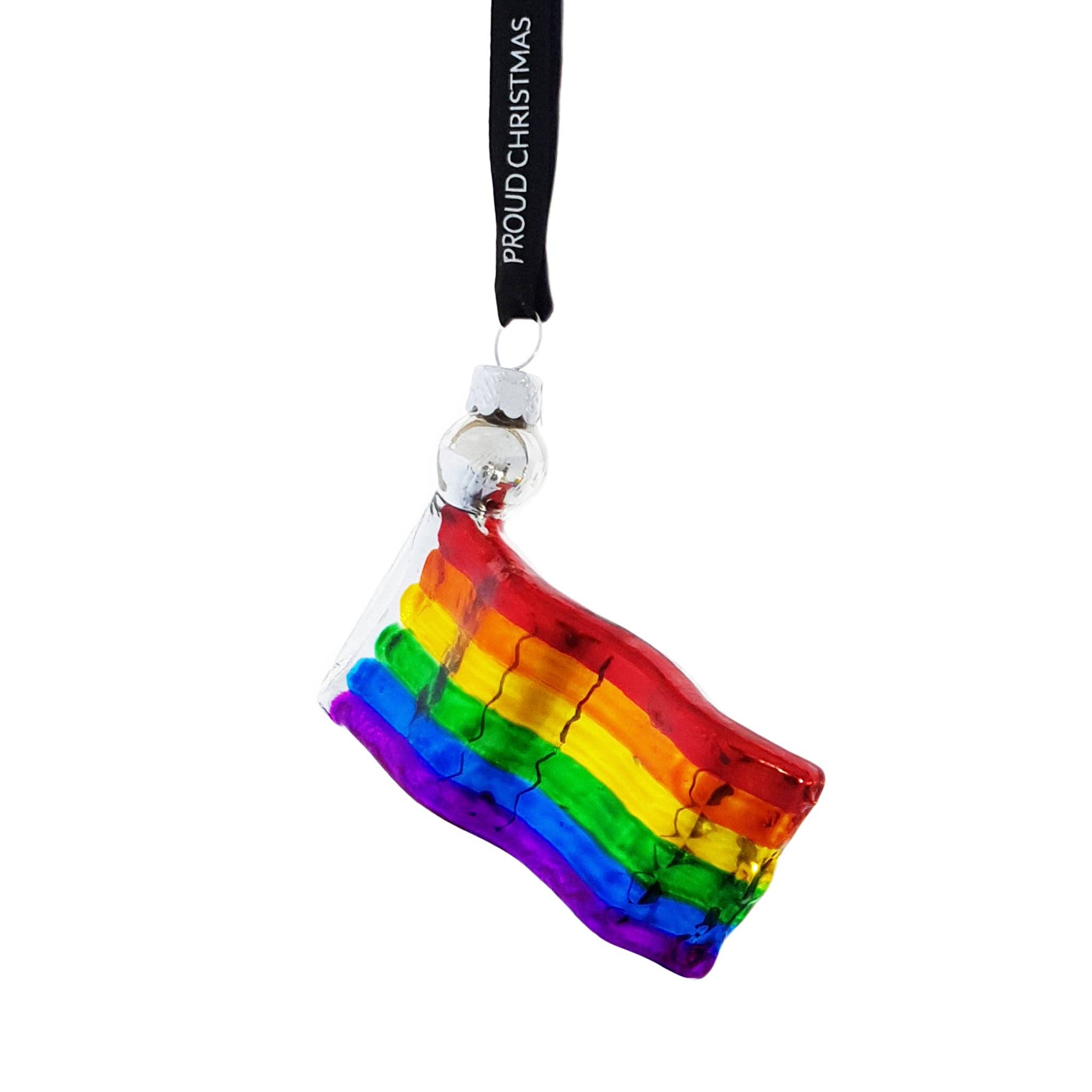Proud Christmas - Wholesale Ornament - The rainbow flag1