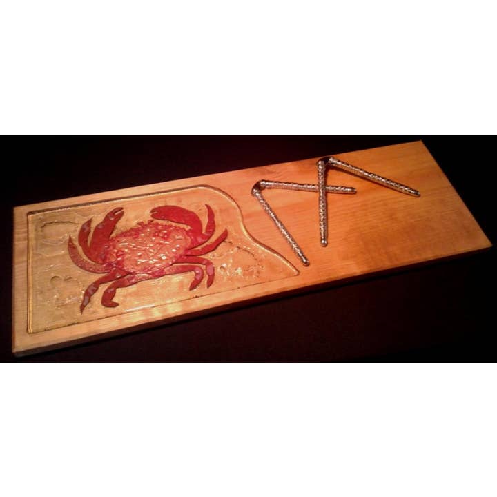 Dungenesss Cheese Plate for wholesale by J Moilanen Studio