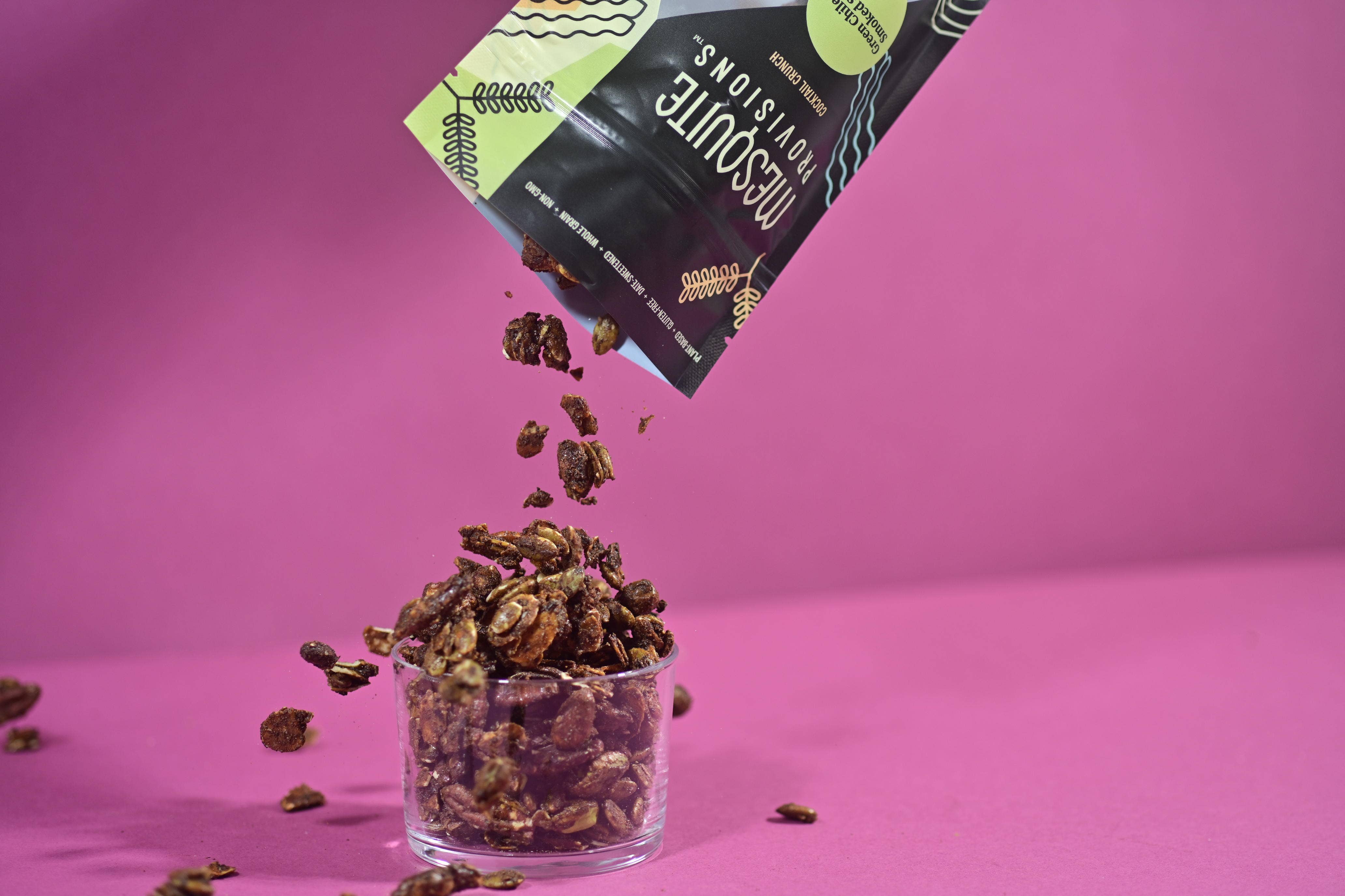 Mesquite Provisions - Wholesale Trail Mix - Green Chile + Smoked Salt Cocktail Crunch2