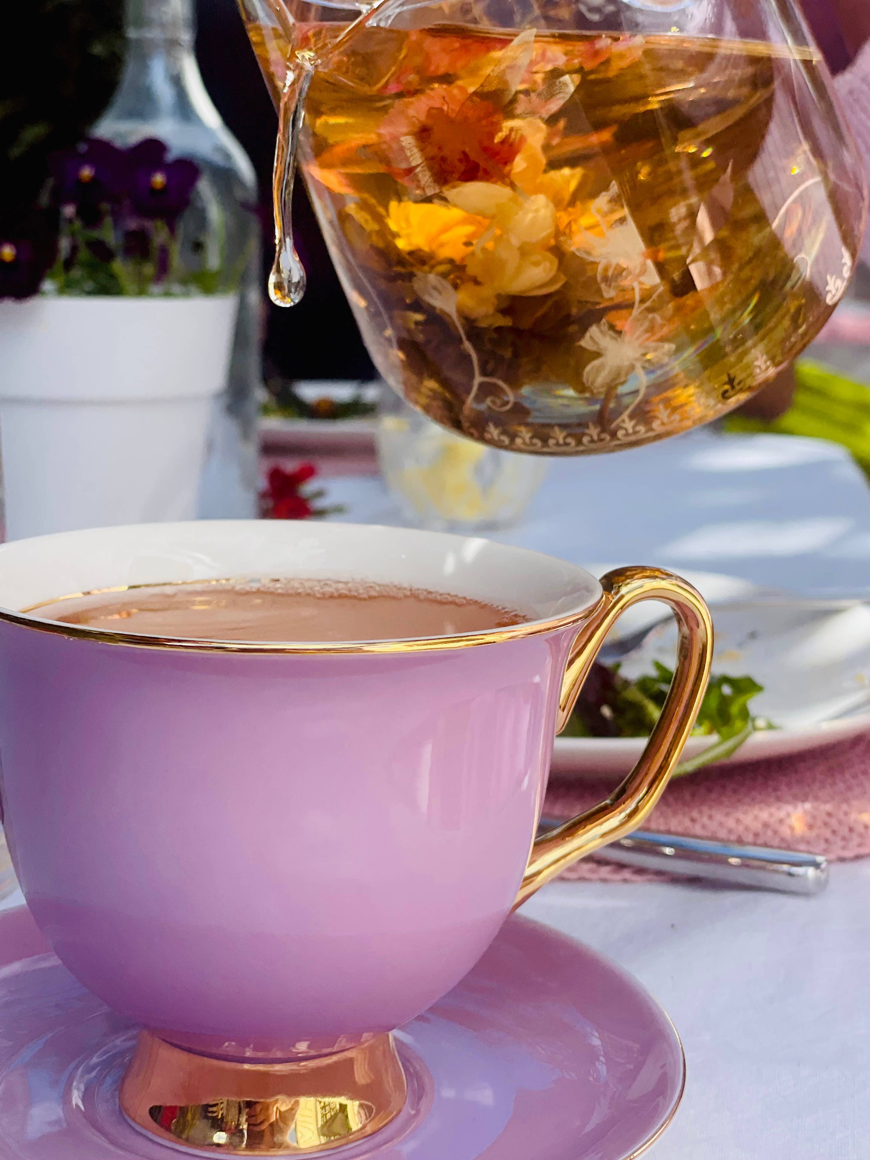 LyndalT - Wholesale Coffee/Tea Cup - XL Lavender Teacup and Saucer - 375mL4