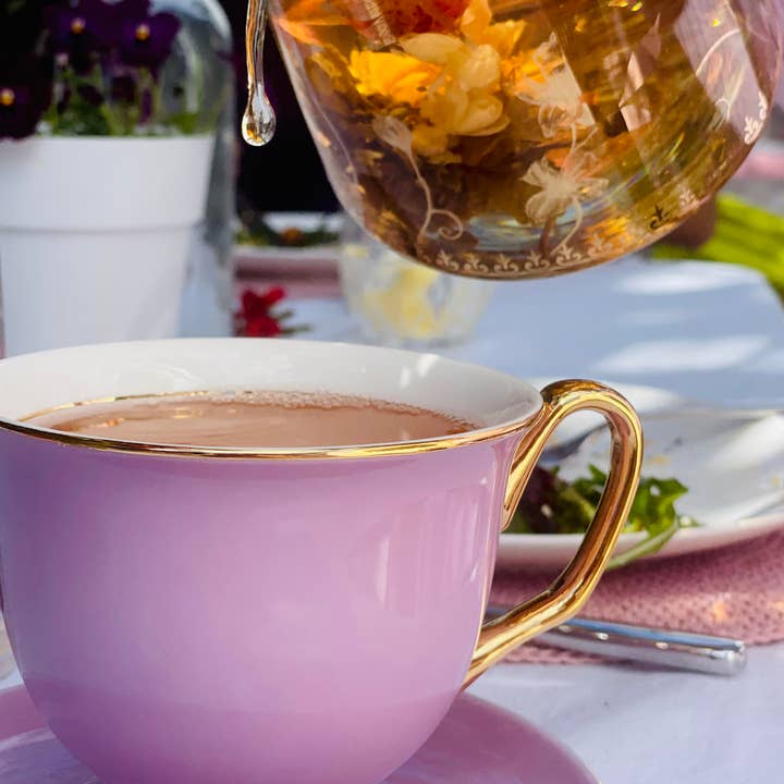 LyndalT - Wholesale Coffee/Tea Cup - XL Lavender Teacup and Saucer - 375mL4