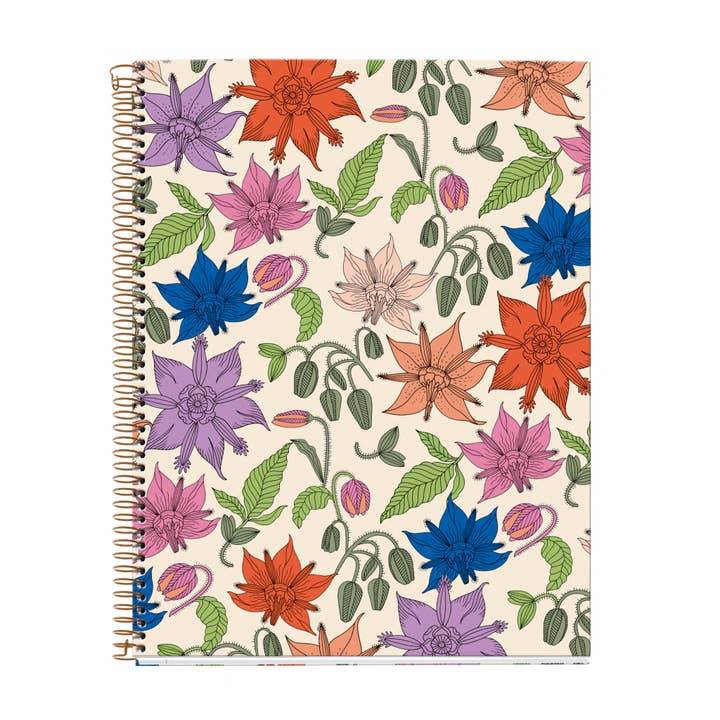 Carnet de notes en carton ligné à 4 compartiments Miquelrius 8,5 x 11 - Lily pour la vente par Miquelrius