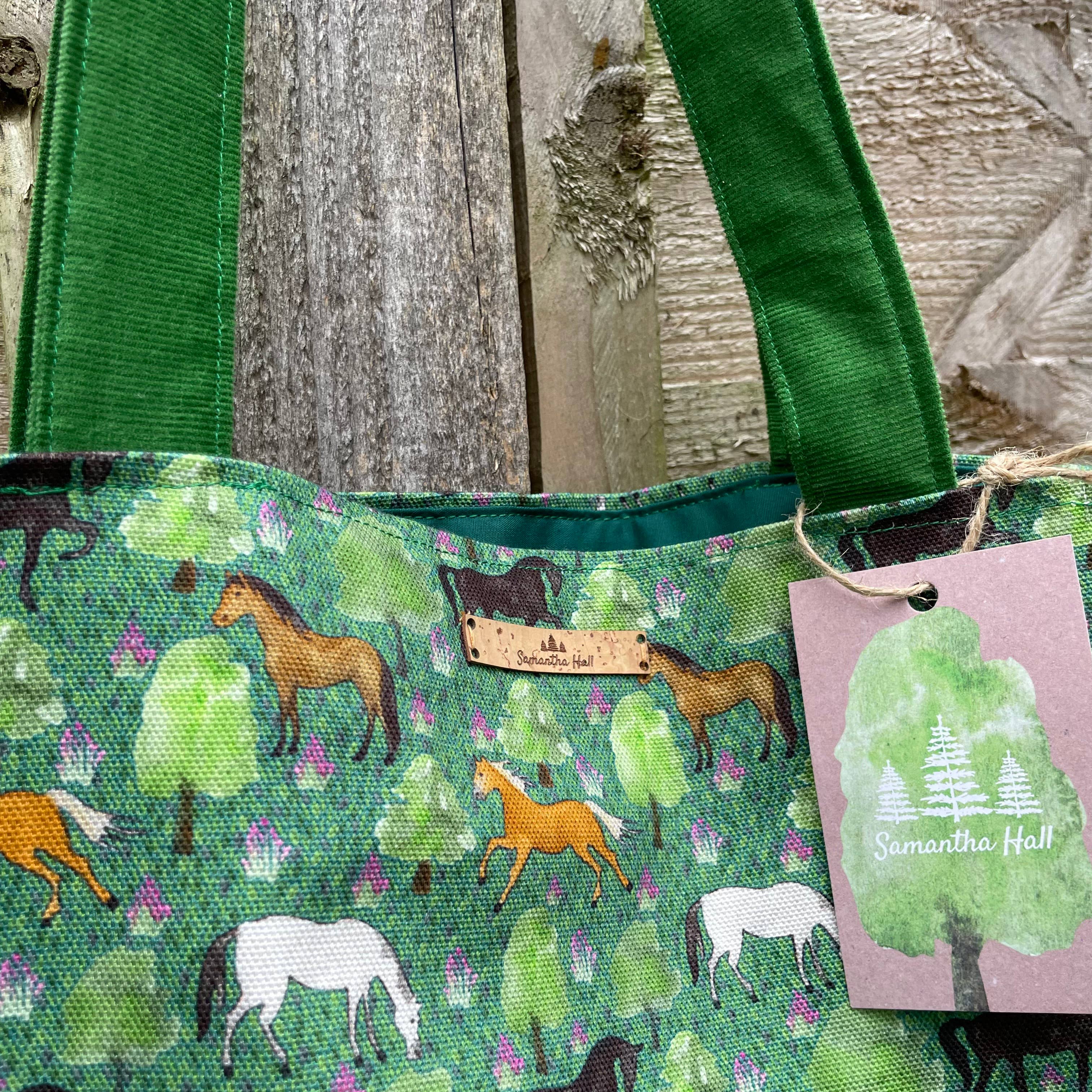 Samantha Hall Designs - Wholesale Tote Bag - Women's - Horse Tote Bag5
