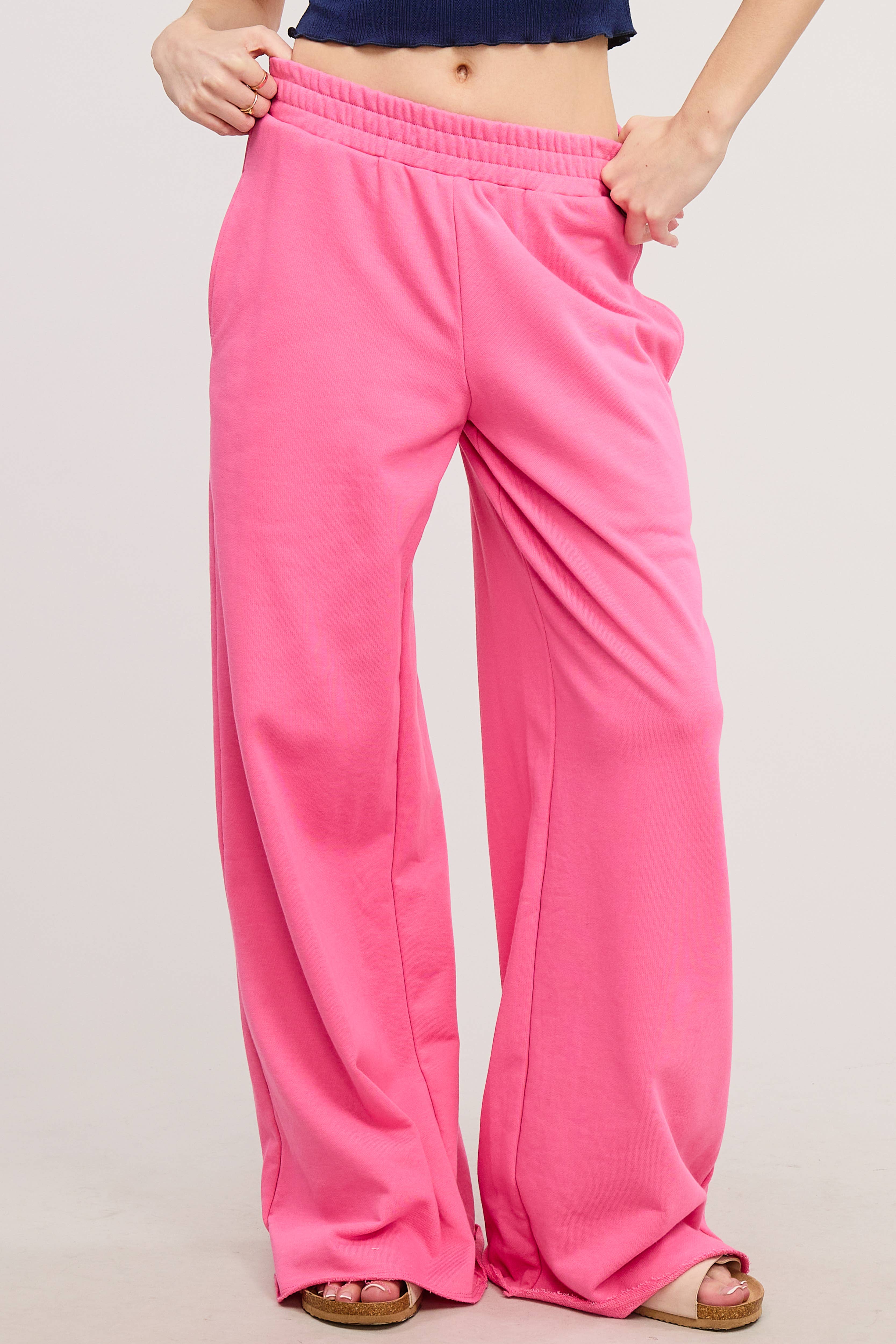 Mimosa - Wholesale Lounge Sweatpants/Joggers - Women's - Wide Leg Cotton Jogger Sweatpants43
