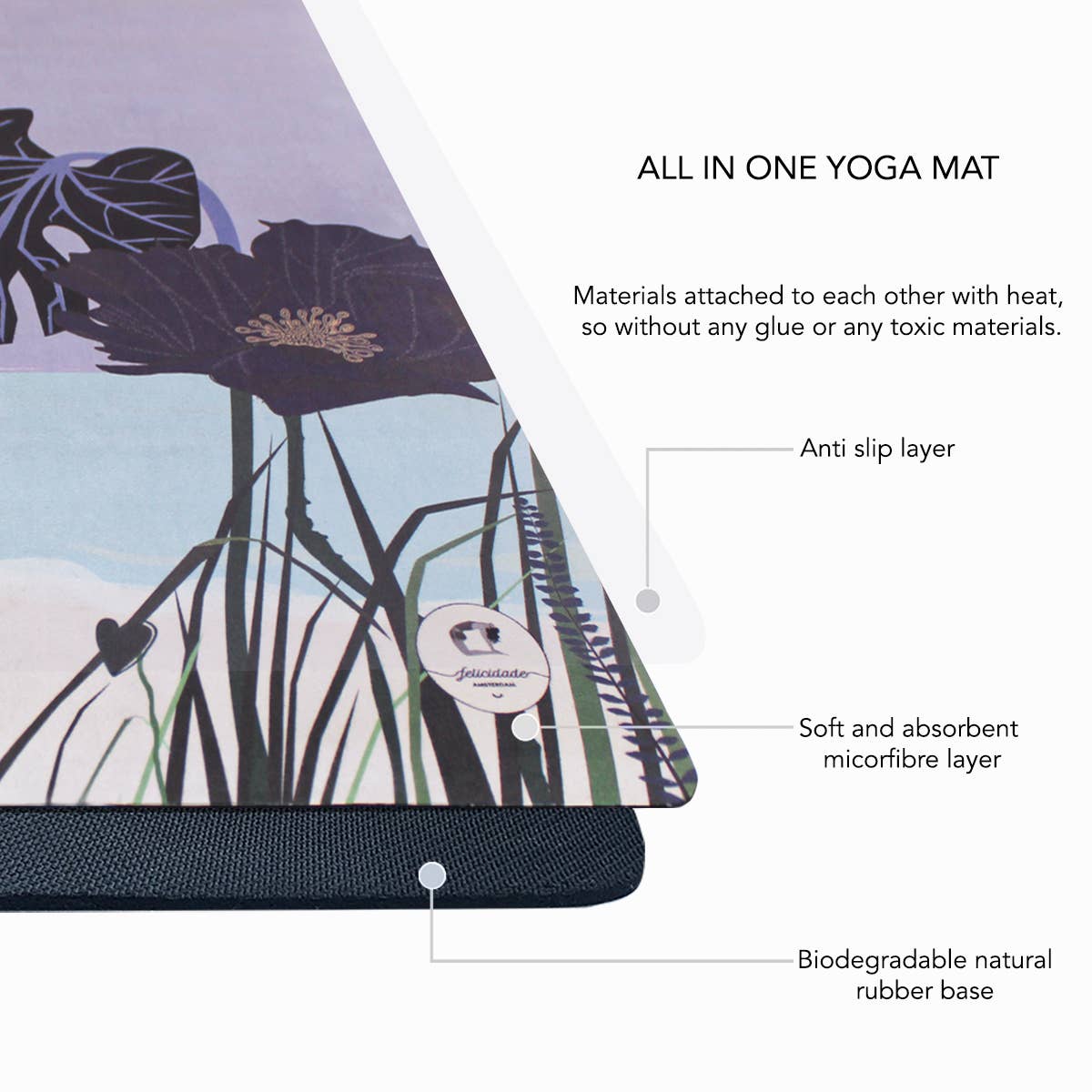 Studio Felicidade - Wholesale Yoga Mat - PACIFIC, Eco-friendly yoga mat from Felicidade6