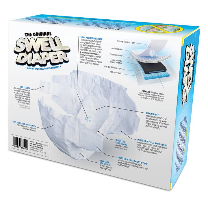 Smith Brands - Wholesale Gag Gift/Novelty Gift - Swell Baby Diaper – Prank Gift Box – Gag Gift Boxes for First Time Parents Presents & Funny Hilarious Joke Gift Box to Wrap Your ‘Real Present1