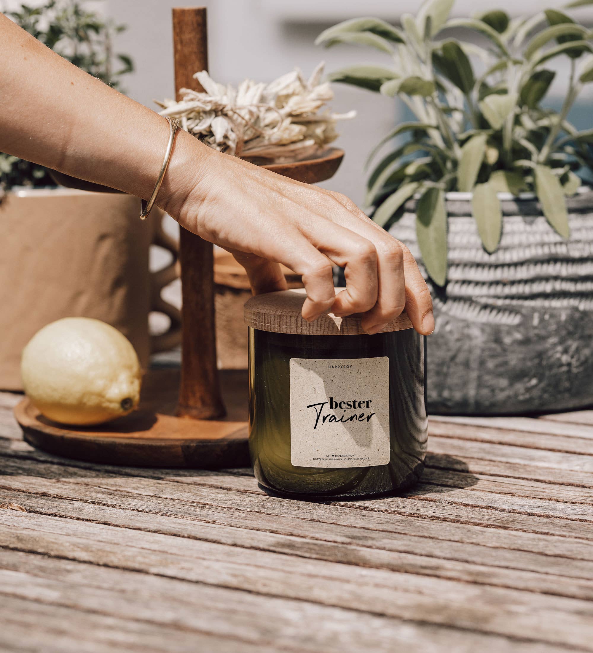 Happysoy - Wholesale Jar/Filled Candle - Scented Candle | Best Trainer | From Wine Bottle3