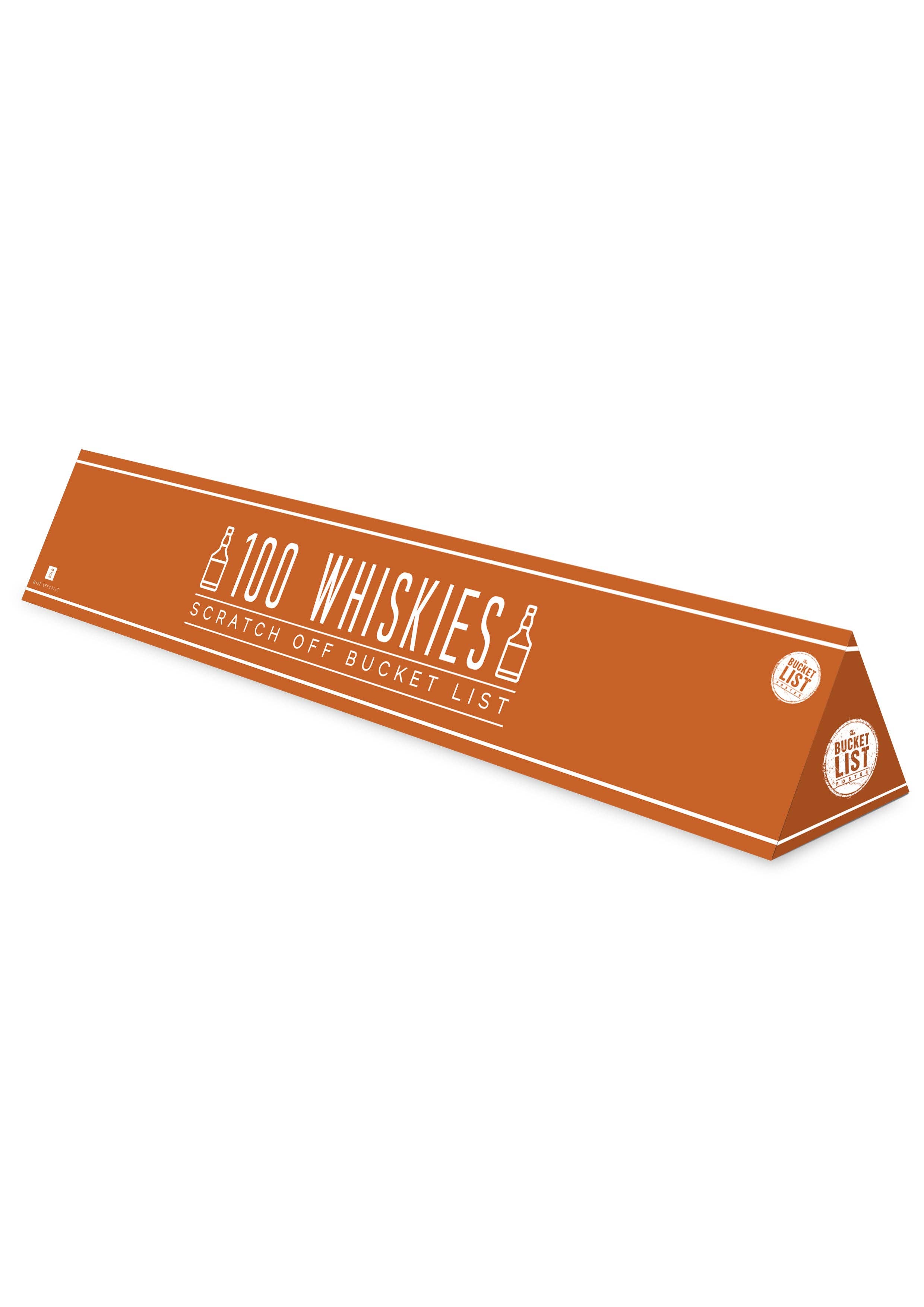 William Valentine Collection - Wholesale Poster - Bucket List Scratch Poster - 100 Whiskies1