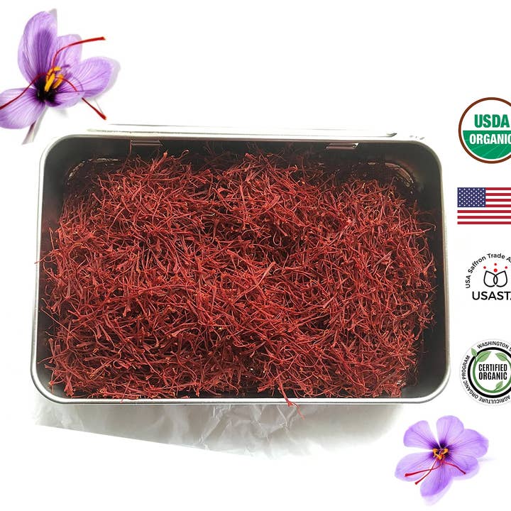 Cyrus Saffron - Vente Épices séchées - 1 Ounce Safran 22-24 Karat Bio Tous Rouge0