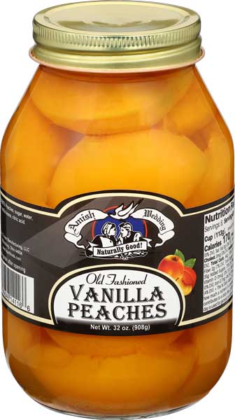 Hudson Meat Company - Wholesale Preserves - PEACHES VANILLA     -     AMISH WEDDING0