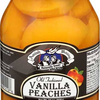 Hudson Meat Company - Wholesale Preserves - PEACHES VANILLA - AMISH WEDDING