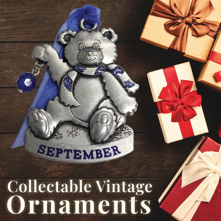 Gloria Duchin - Wholesale Ornament - Birthstone Bear Ornament25
