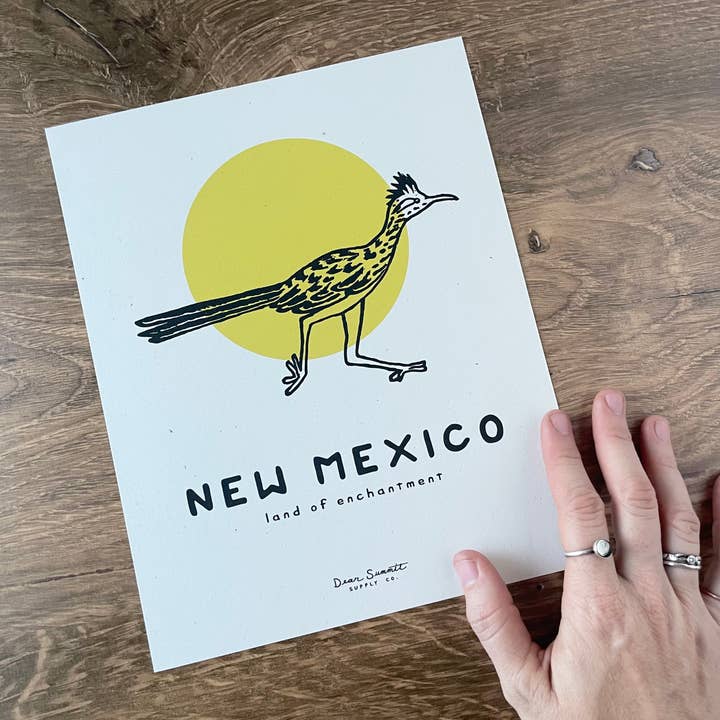 Dear Summit Supply Co - Wholesale Art Print - New Mexico Roadrunner Print2