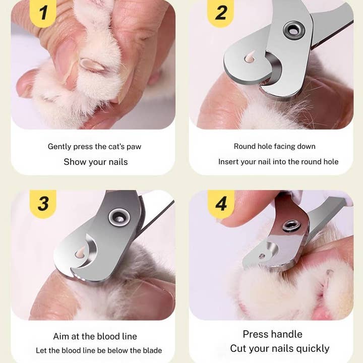 PAWPAWwholesale - Wholesale Pet Paw/Nail Care Accessory - Pet Cat Nail Scissors Clipper Grooming Tool_CWMM62197
