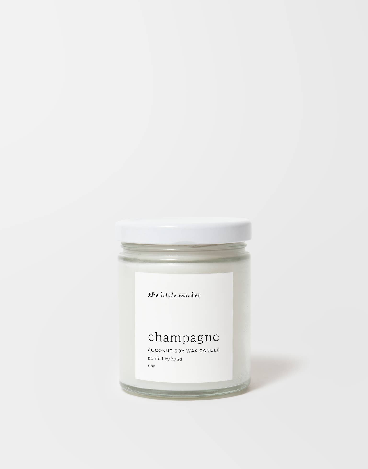 The Little Market - Vente Bougie en bocal - Mini-bougie - Champagne