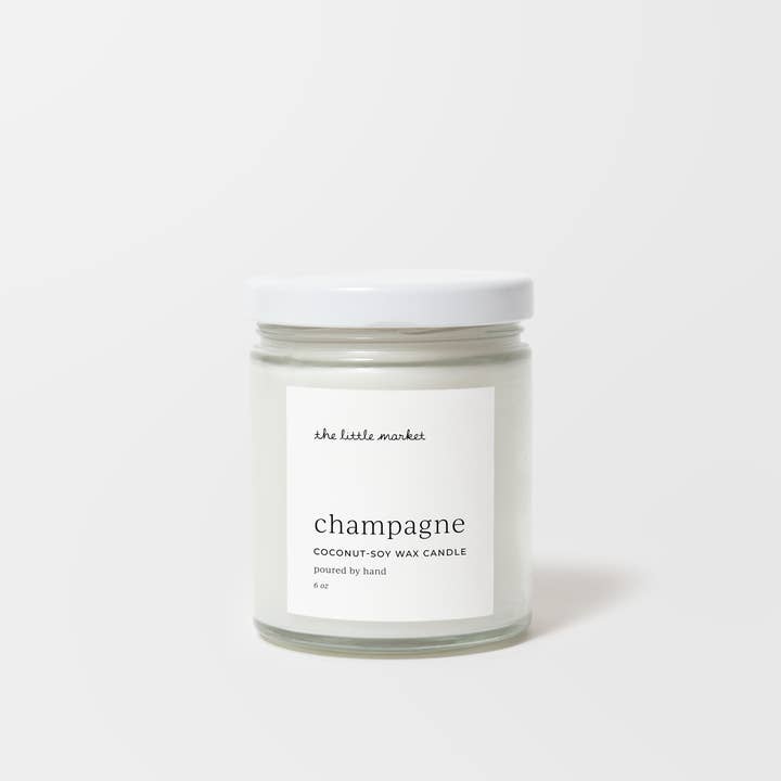 The Little Market - Vente Bougie en bocal - Mini-bougie - Champagne0