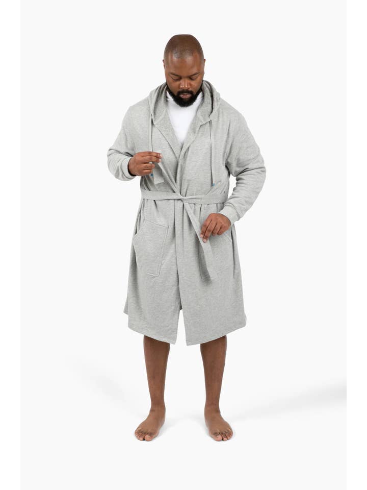 DudeRobe - Venta al por mayor Bata - Hombre - DudeRobe - Albornoz Cómodo para Hombre13