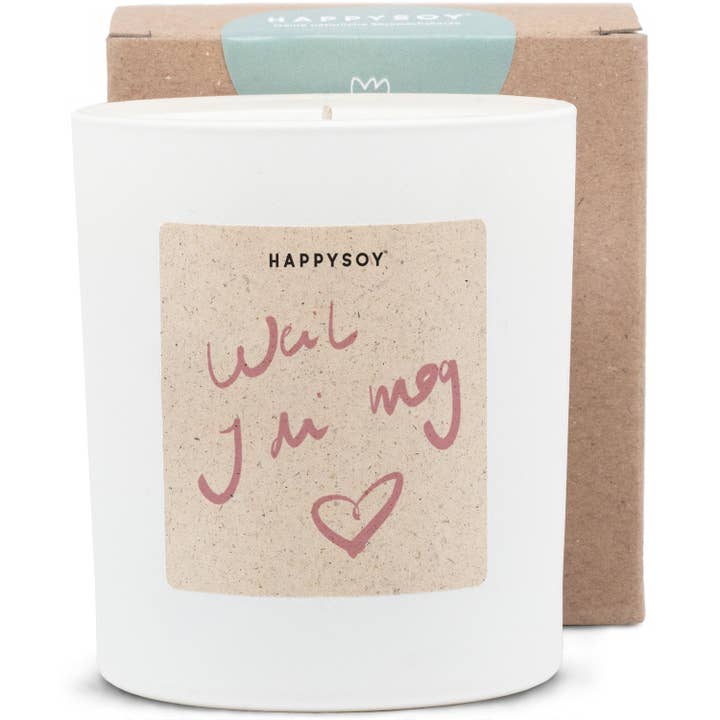 Scented candle | Weil I Di Mog for wholesale by Happysoy