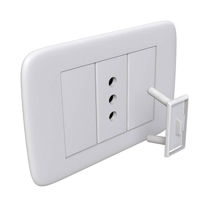 Tampas de plugue Baby Secure 10/16 AP BL, pacote com 12 por atacado de Idea Casa