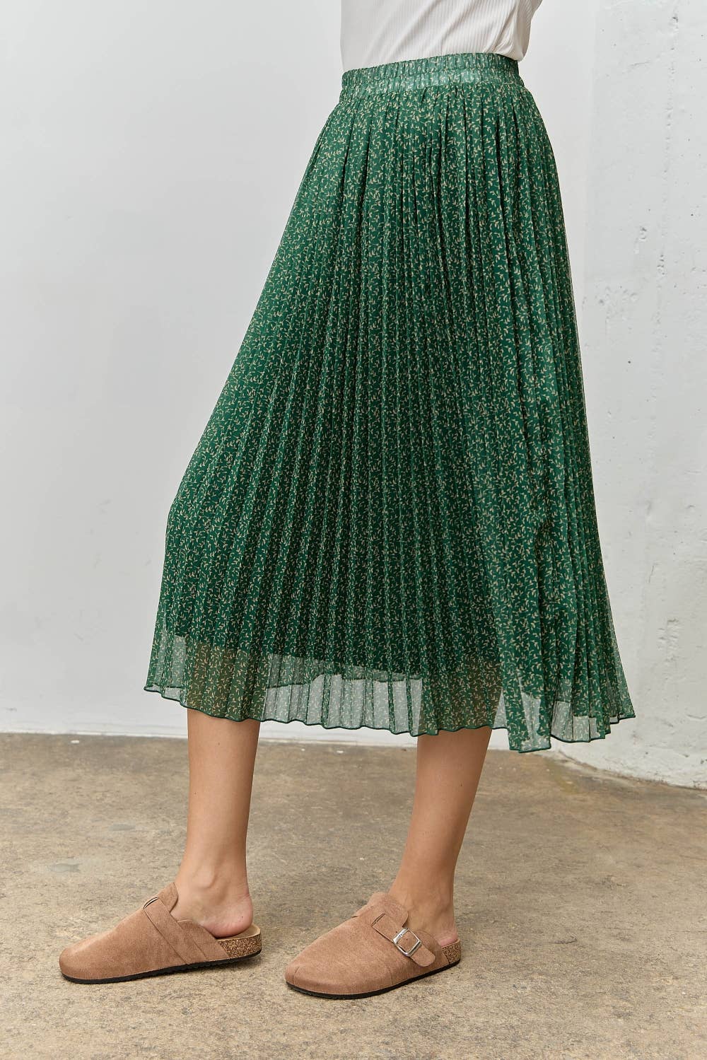 Polagram by Wellmade USA - Wholesale Skirt - Women's - FLORAL PRINT MIDI SKIRT5