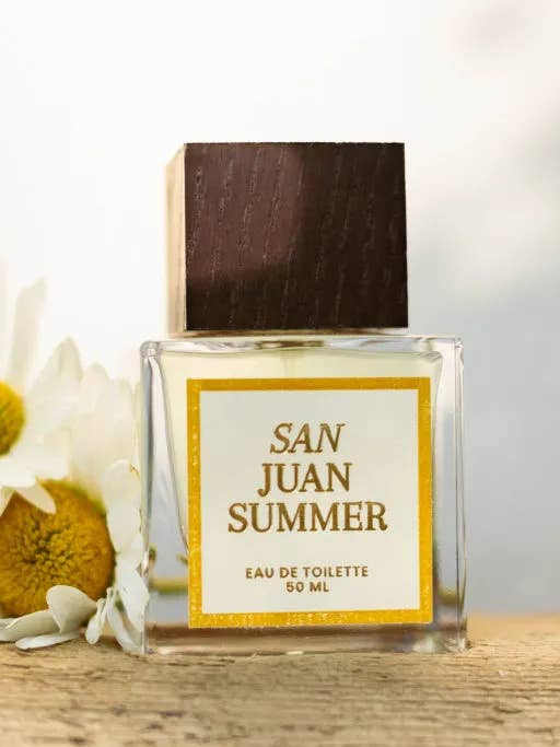 San Juan Summer | Citrus & Sparkling Sea Perfume | Wood Cap for wholesale by Boathouse