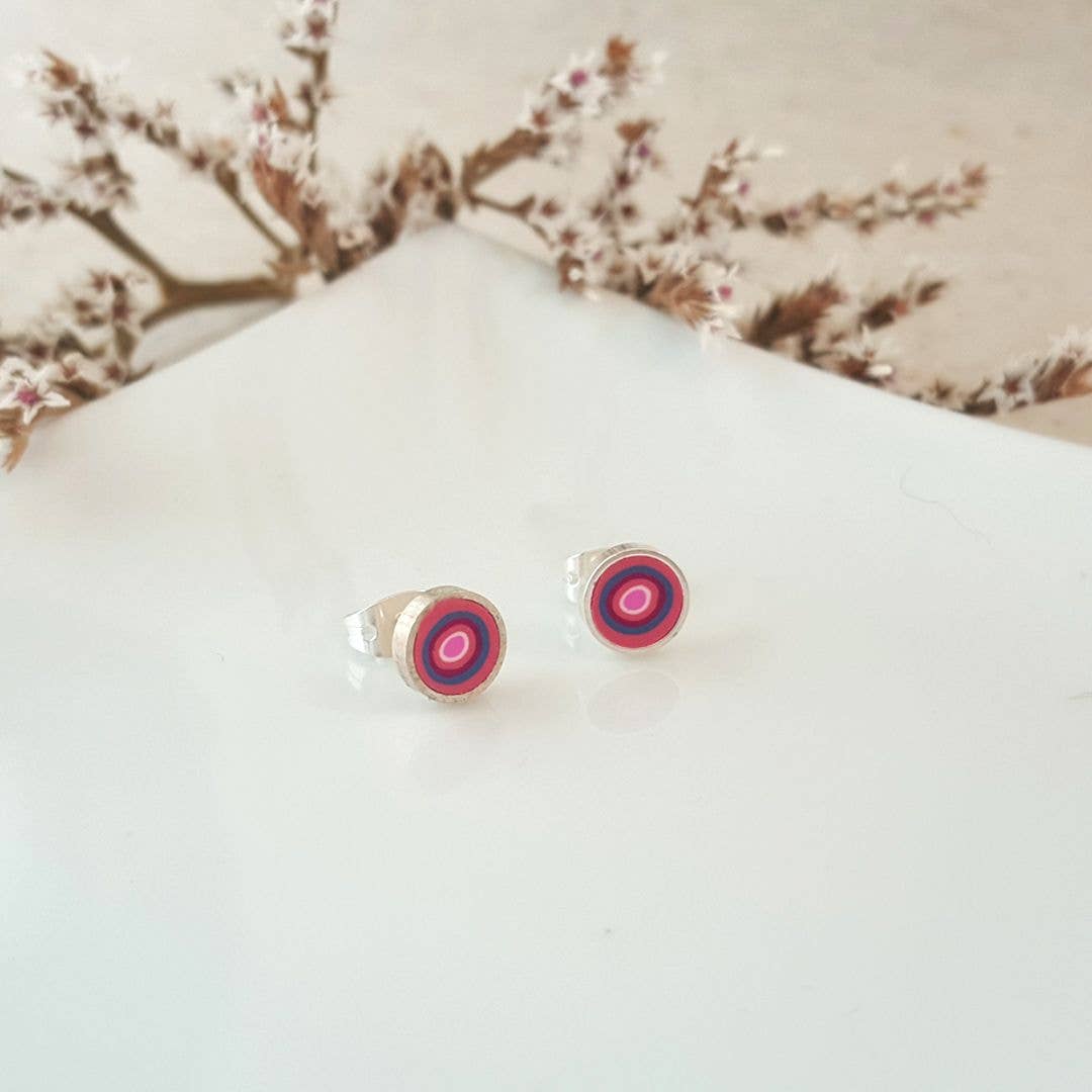 PASTACUITA - Wholesale Stud/Post Earrings - Small round everyday earrings. Handmade with polymerclay17