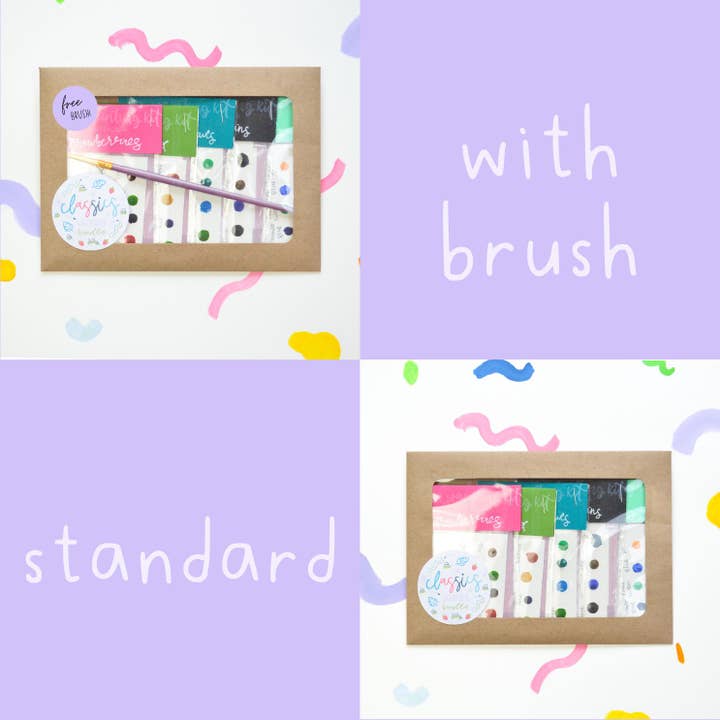 Lavender Chai Co. - Wholesale DIY Craft Kit - Mini Painting Kit Bundle- Watercolor Classics