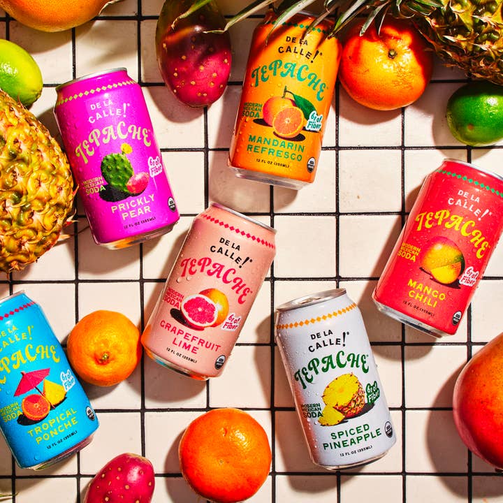 De La Calle Mixta Tepache Mexican Soda Variety Pk (12 Pack) for wholesale by De La Calle