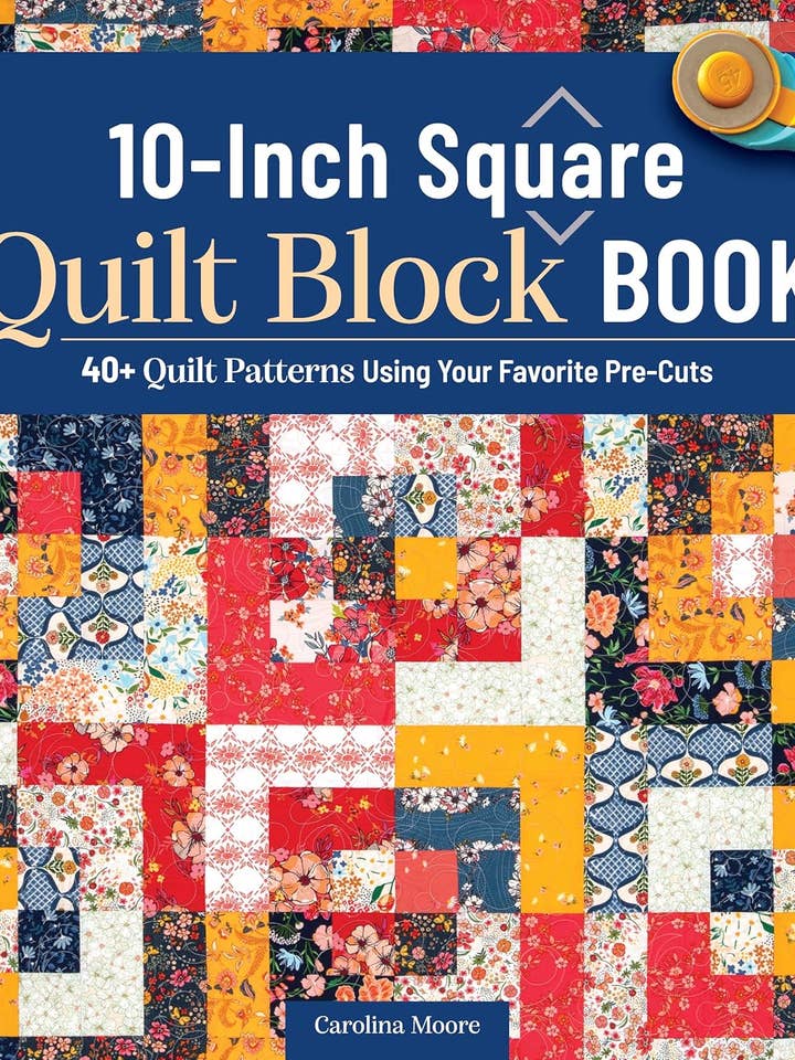 10-Inch Square Quilt Block Book - 40+ Quilt Patterns for wholesale by Fox Chapel Publishing
