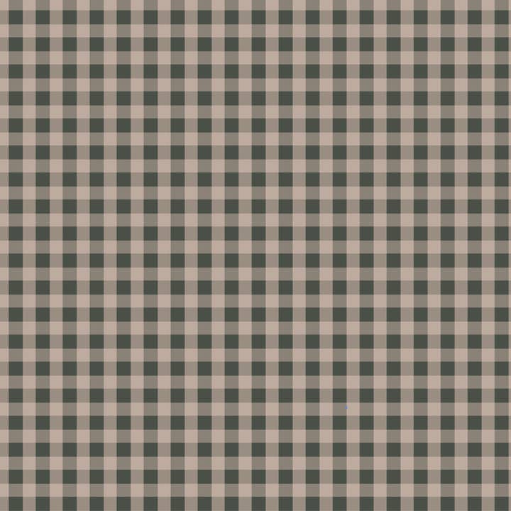 Katie Leamon - Wholesale Flat Wrap - Green Gingham Wrapping Paper