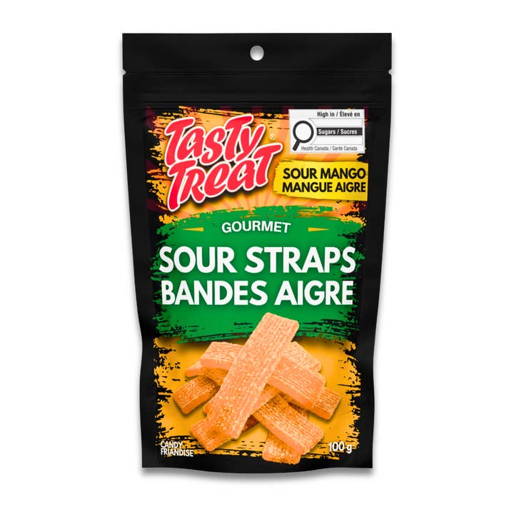 Sour Straps Mini Mango 100g for wholesale by Tasty Treat