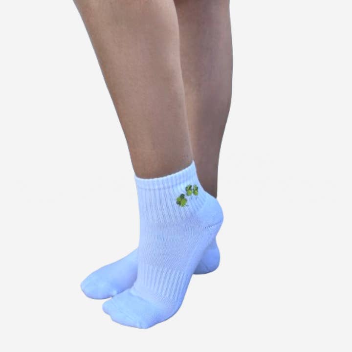 Chaussettes antidérapantes unisexes Lucky Me pour le fitness pour la vente par Souls.