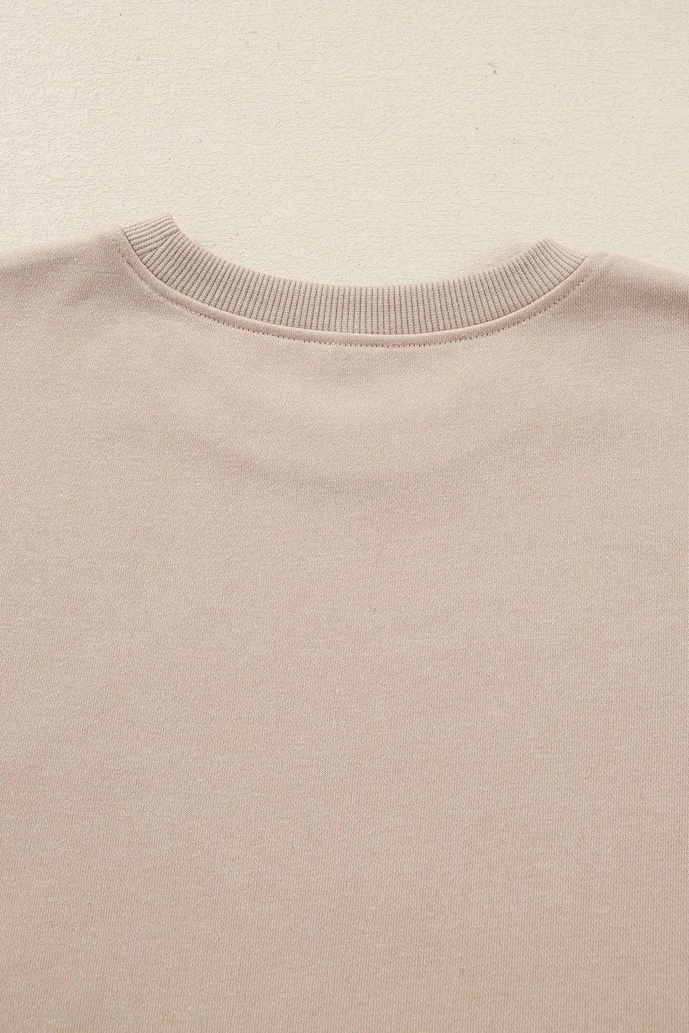 Suhkasana - Vente Ensemble de vêtements d'intérieur – femme - Ensemble de sweat-shirt fendu oversize uni avec leggings côtelés18