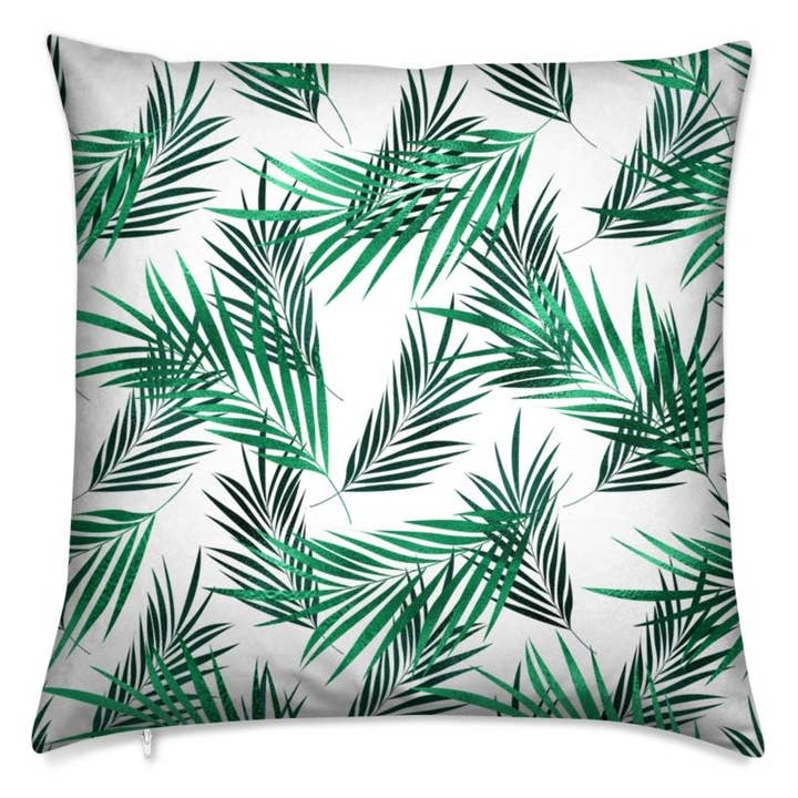 Coussin à motif feuilles pour la vente par Sorbey