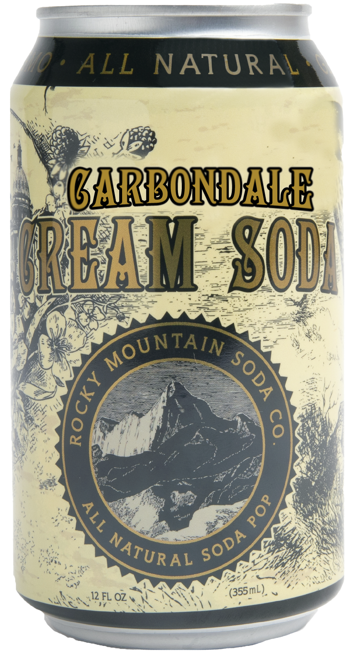Rocky Mountain Soda - Wholesale Soda/Carbonated Drink - Carbondale Cream Soda Cans2