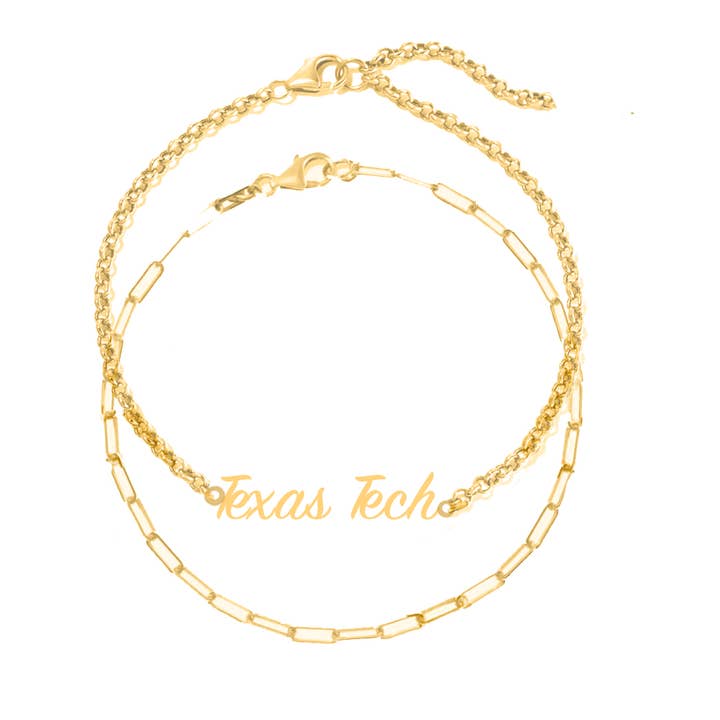 Bracelet de bandit Texas Tech Red Raiders pour la vente par Shelby & Grace