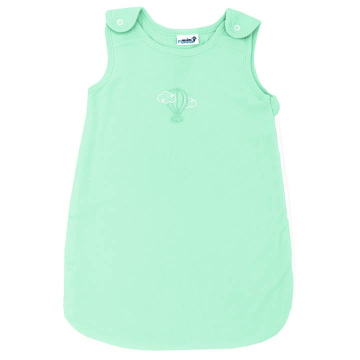 Leichter Sommerschlafsack 0-3 Monate Mintgrün für den Großhandel von Premiers Moments - Paris