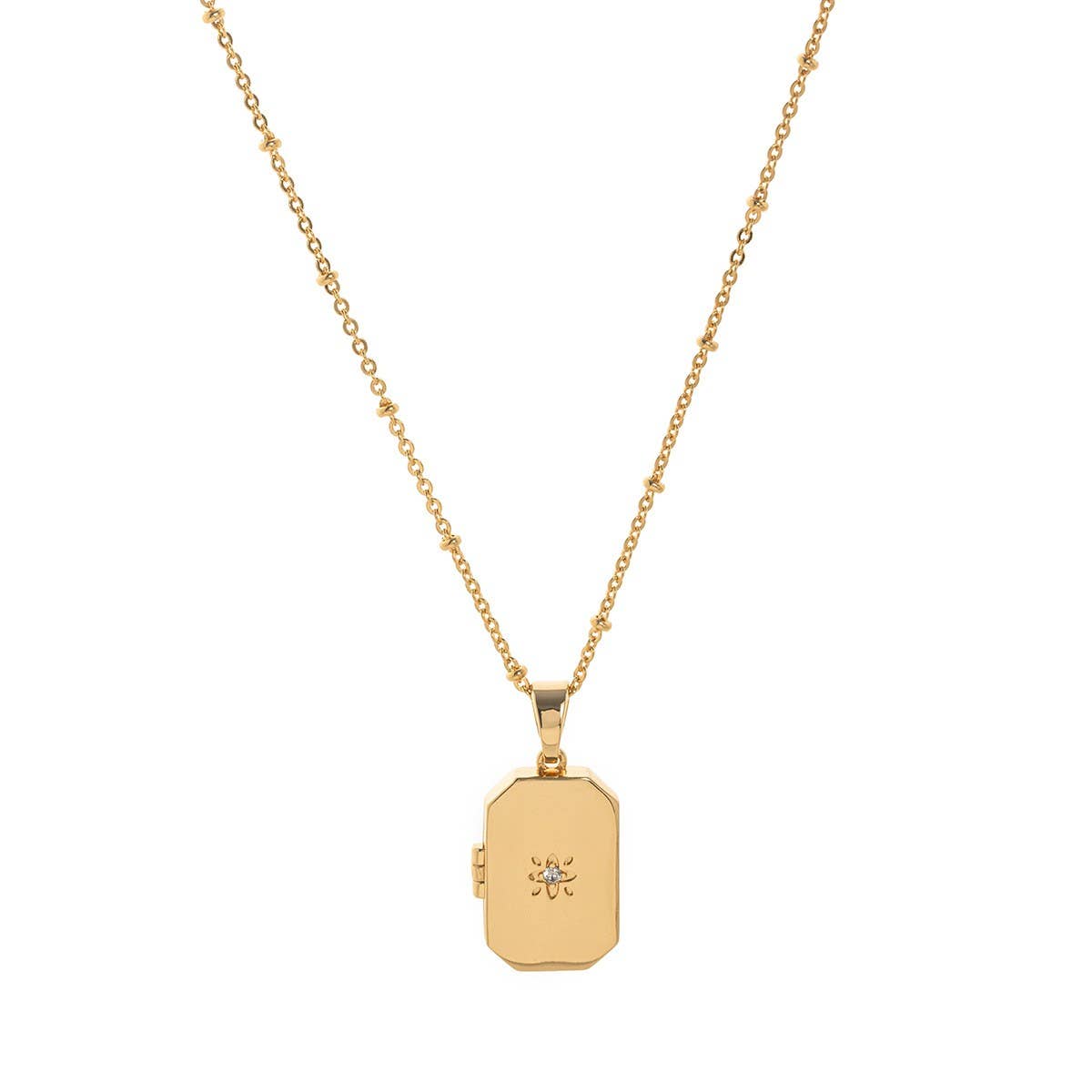 ACCITY - Wholesale Pendant/Charm Necklace - Heart Locket Oval Photo Necklace Gold Plated_CWMM391910