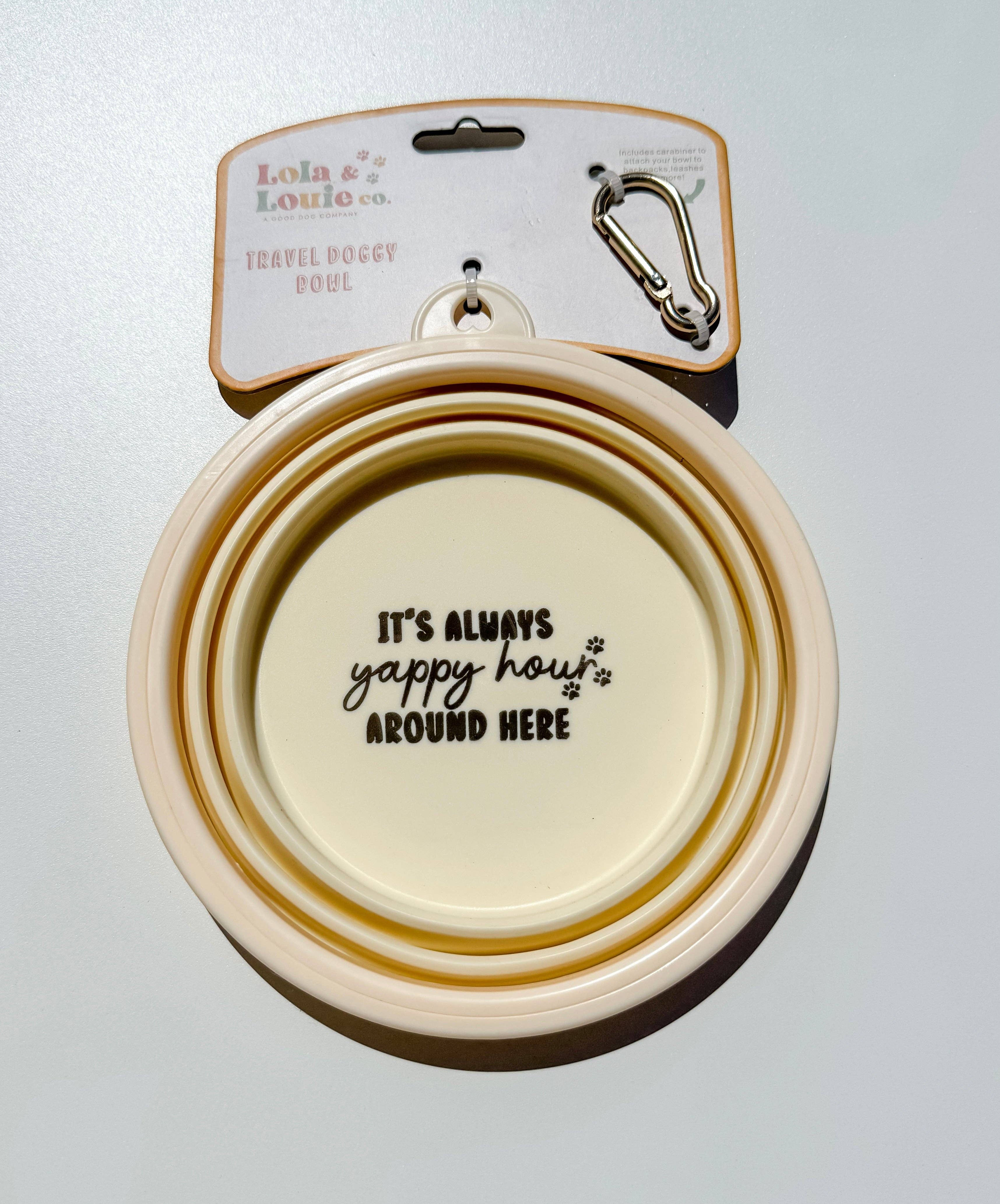 Lola & Louie co. - Wholesale Pet Bowl - Cat/Dog - Travel Doggy Bowl2