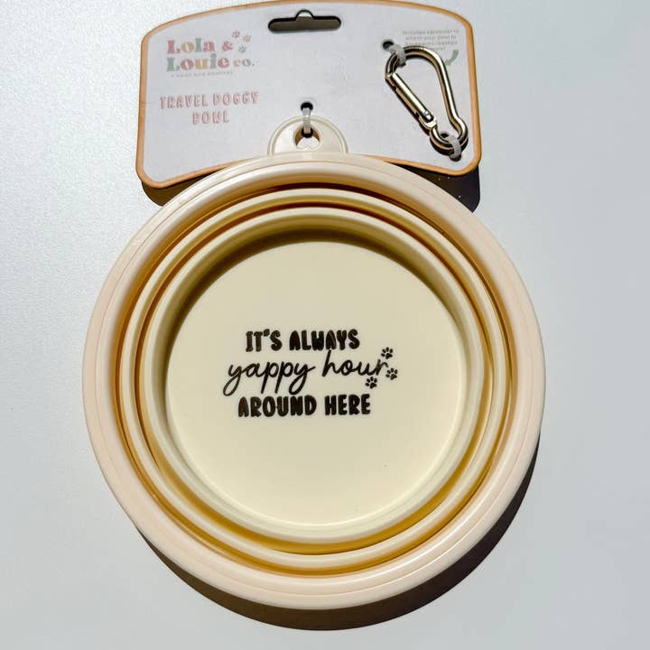 Lola & Louie co. - Venta al por mayor Comedero - Gatos y perros - Travel Doggy Bowl4