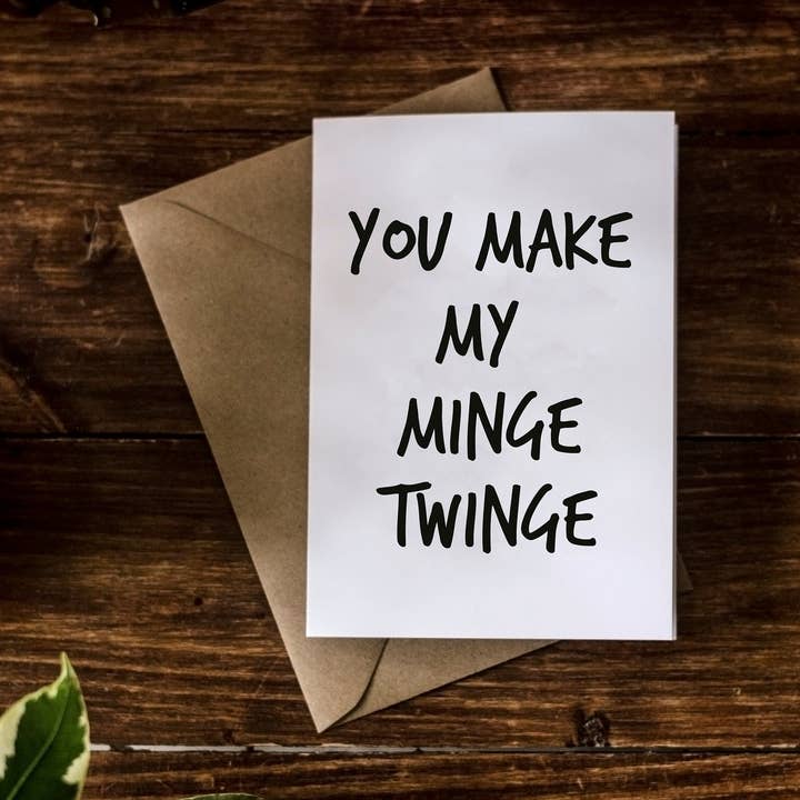 SWEARY CARD/Il tuo Make My M* nge Twinge per la vendita all'ingrosso da parte di F Bomb Designs