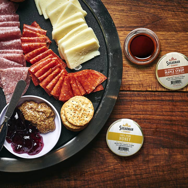 Sugarman of Vermont - Wholesale Honey - Pure Honey Counter Display 12-Packs, 1.25 fl oz (6/case)1