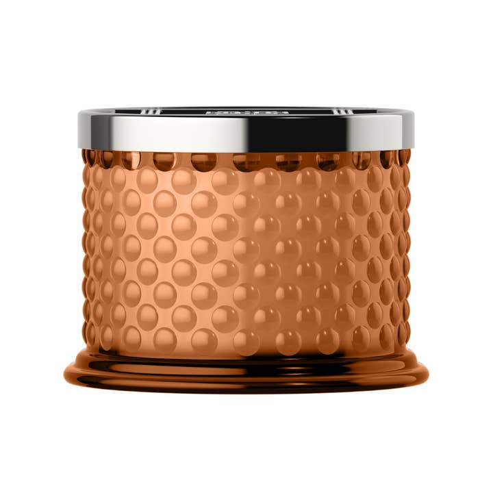 Birchwood Vanilla 3-wick Hobnail Candle for wholesale by HomeWorx by Slatkin + Co.
