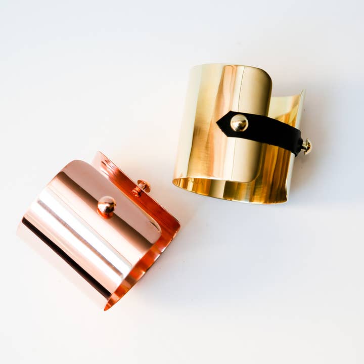 Bisjoux – Engroshandel Manchetarmbånd – Kobber Bond Manchet armbånd læderbånd0