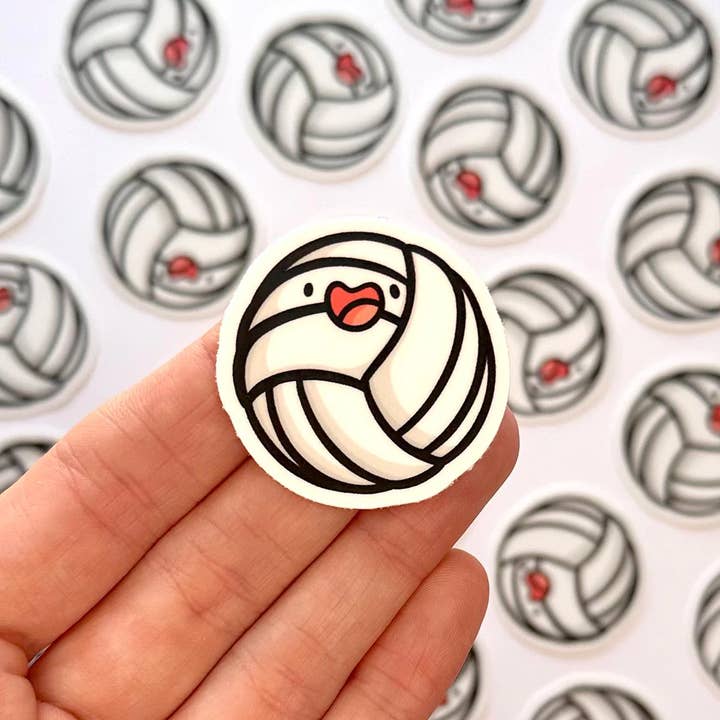 Shop Emily M - Wholesale Sticker - Volleyball Mini Sticker2